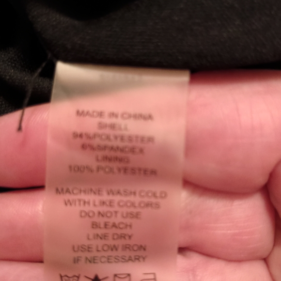 Vincent Camuto V-Neck Fluttery Bell Sleeve Midi Dress Women's Size XL In Black - Picture 12 of 12